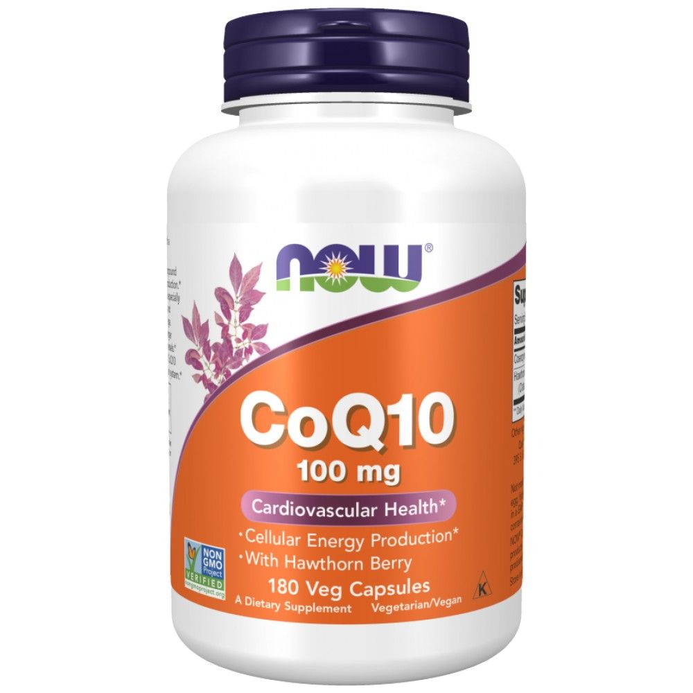 Coq10 100mg | С ягодовка на глог - 180 капсули