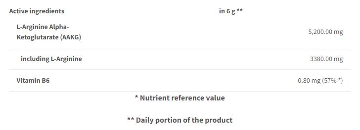 Aakg Powder | с витамин В6 - 240 грама