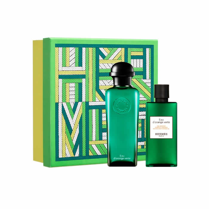 <tc>Hermès</tc> Eau D'Orange Verte Eau De Cologne Спрей 100 мл Комплект 2 бр.