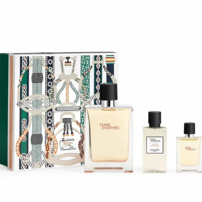 Terre d'Hermes eau de тоалетна спрей 100ml комплект 3 броя