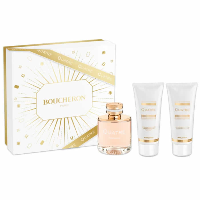 <tc>BOUCHERON</tc> Quatre Iconic за жени EDP 100 ml + BL 100 ml + SG 100 ml