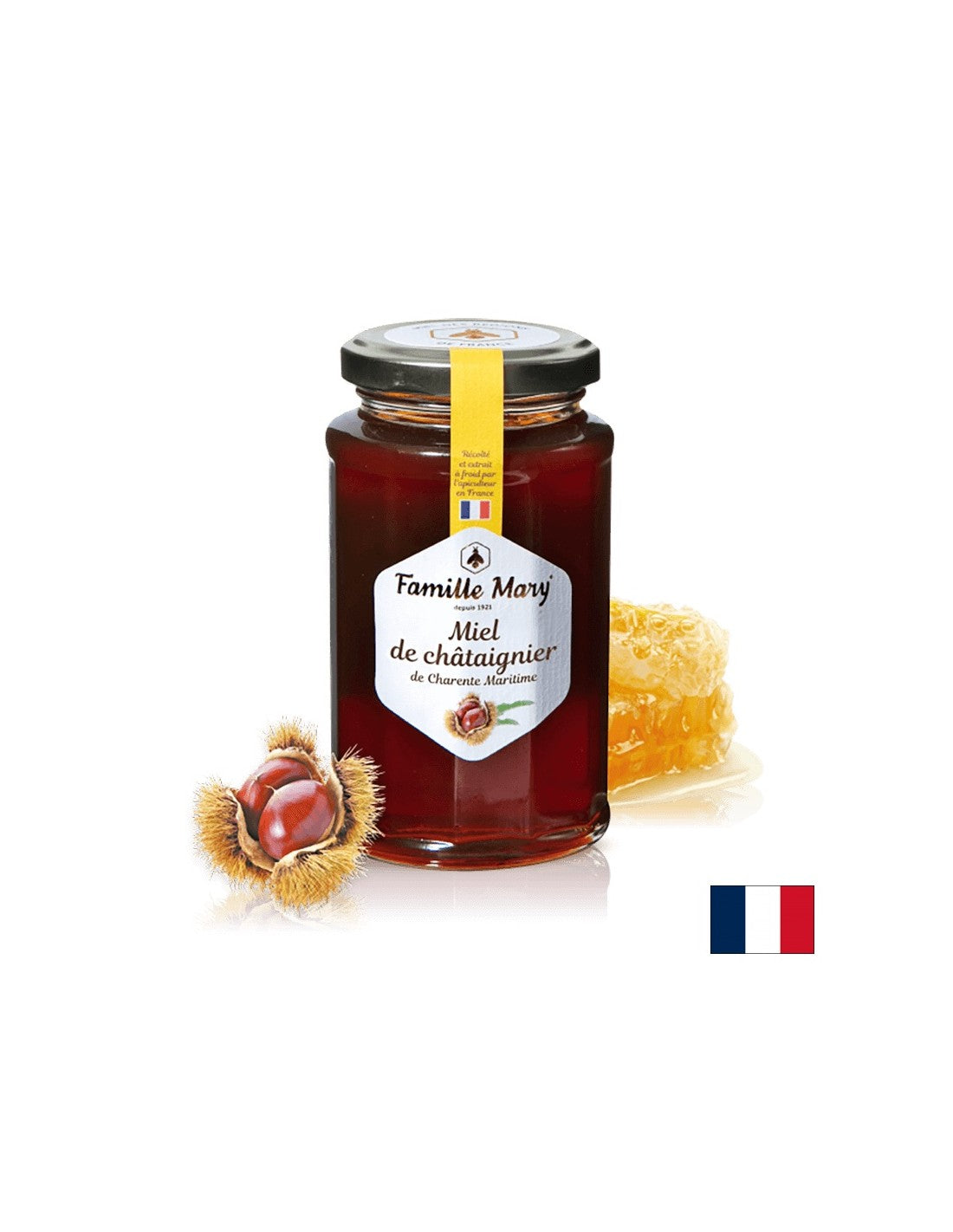 Мед на кестеня (от региона Шаранте-Мааритим, Франция), 360 g
