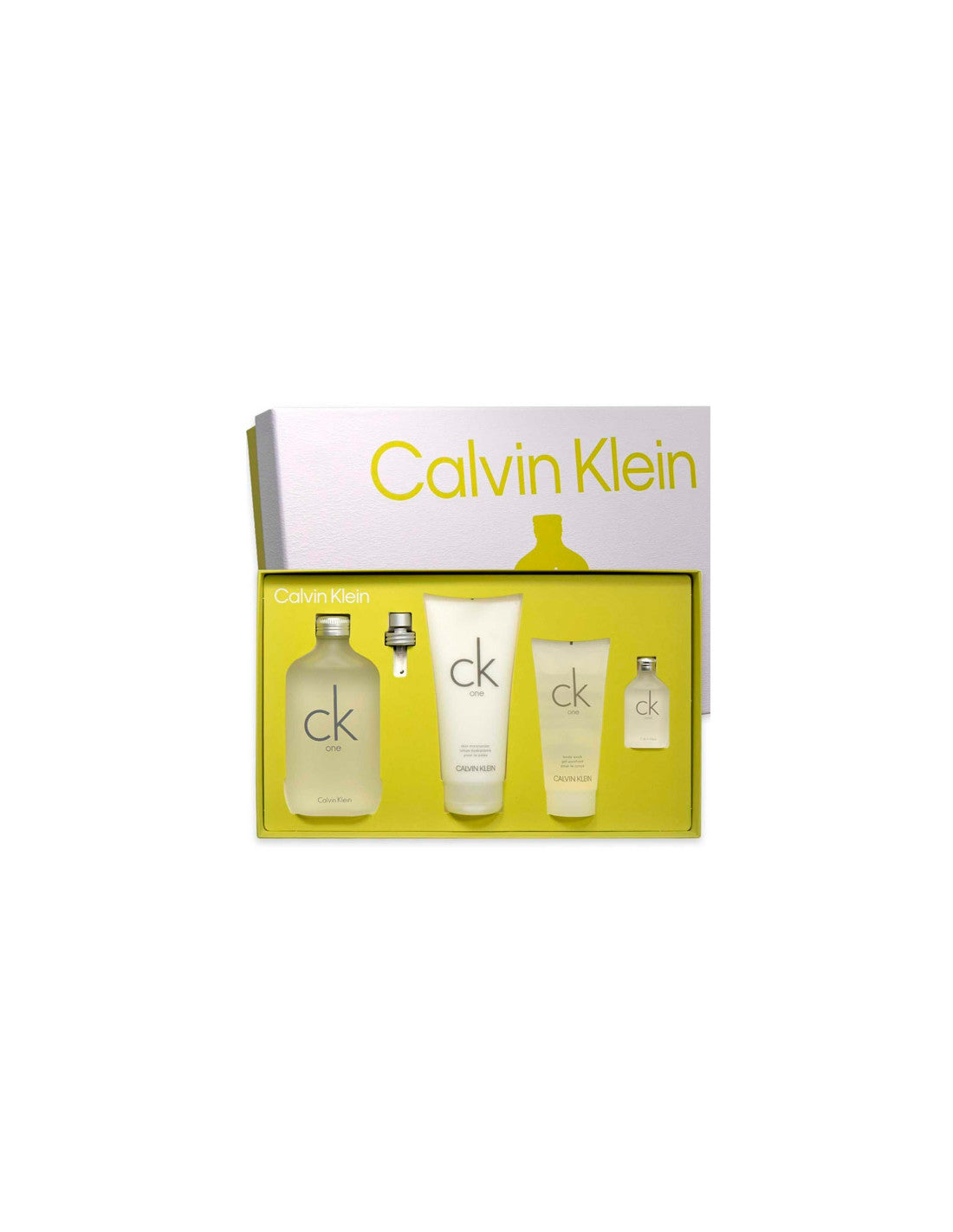 <tc>CALVIN KLEIN</tc> Комплект Ck One EDT 200 мл лосион за тяло 100 мл гел 100 мл мини 15 мл @