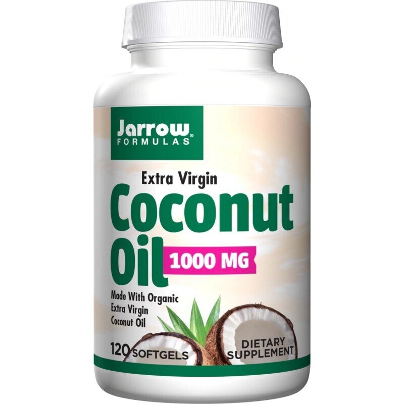 Coconut Oil 1000mg Extra Virgin - Екстракт от Кокосово Масло - 120 гел капсули - Feel You