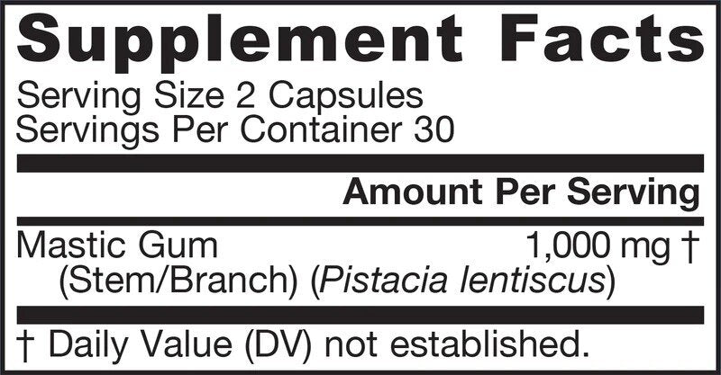 Мастична дъвка 500 mg - 60 капсули