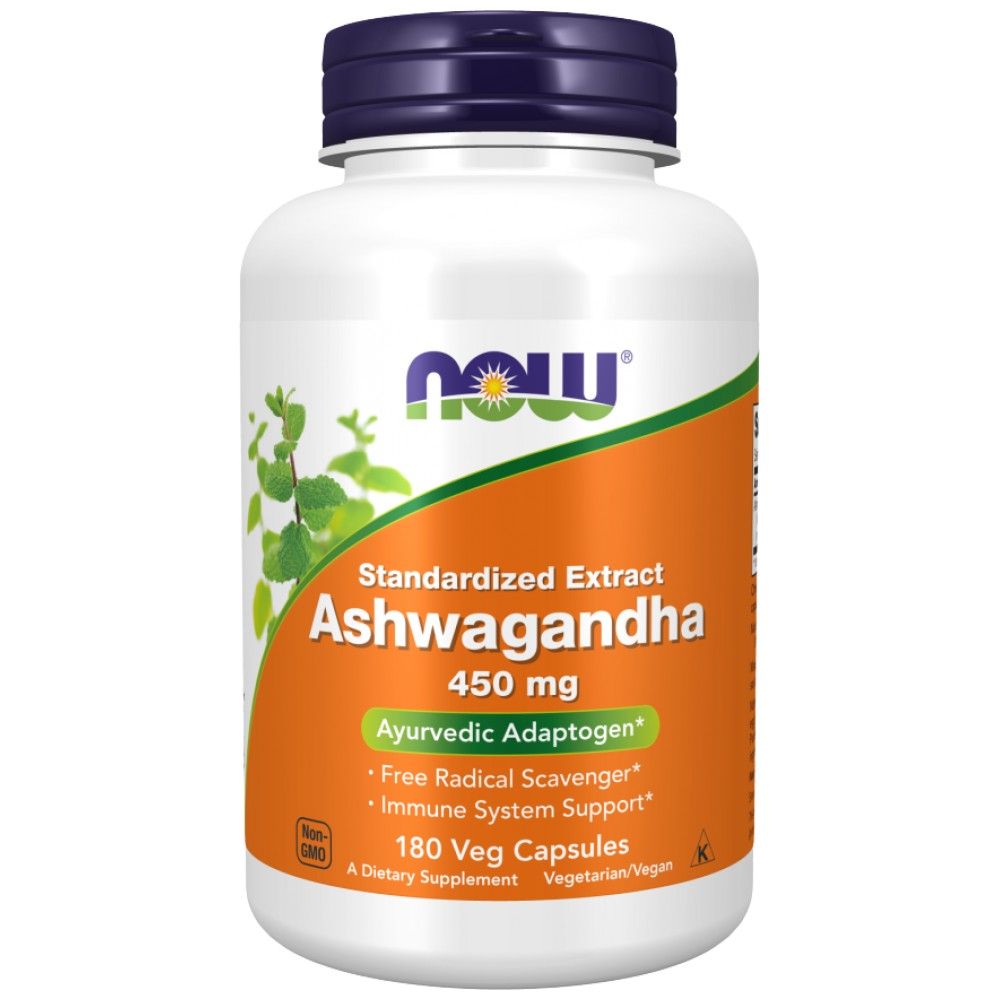 Екстракт от Ashwagandha 450 mg - 180 капсули