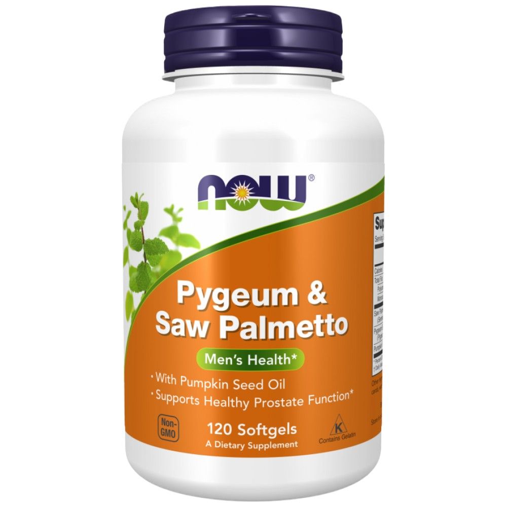 Pygeum & Saw Palmetto / Healthy Prostate - 120 гел капсули