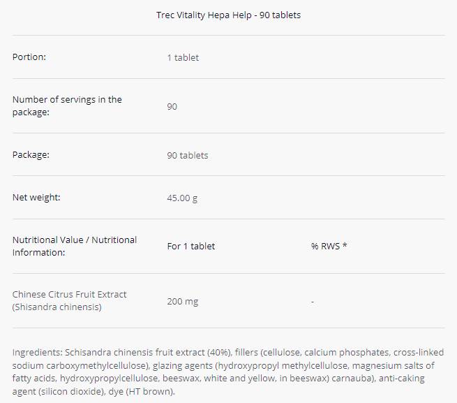 Hepa Help - Schi<tc>san</tc>dra Chinensis 200 mg | Физическо и психическо благополучие - 90 таблетки
