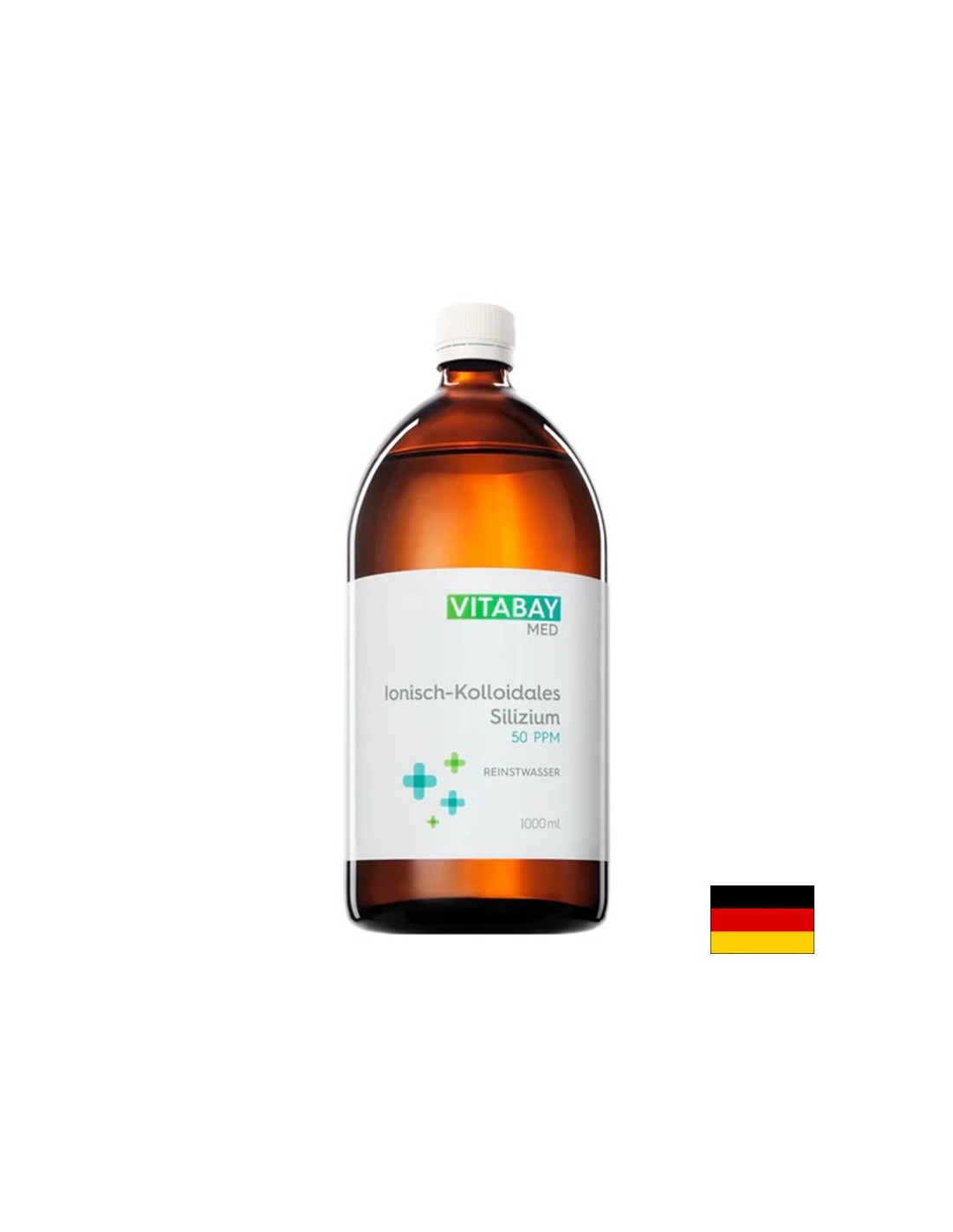 Колоиден силиций 50 ppm (силно концентриран), 1000 ml
