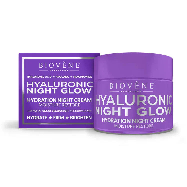 Hyaluronic night moisturizing cream for skin restoration at night 50 ml