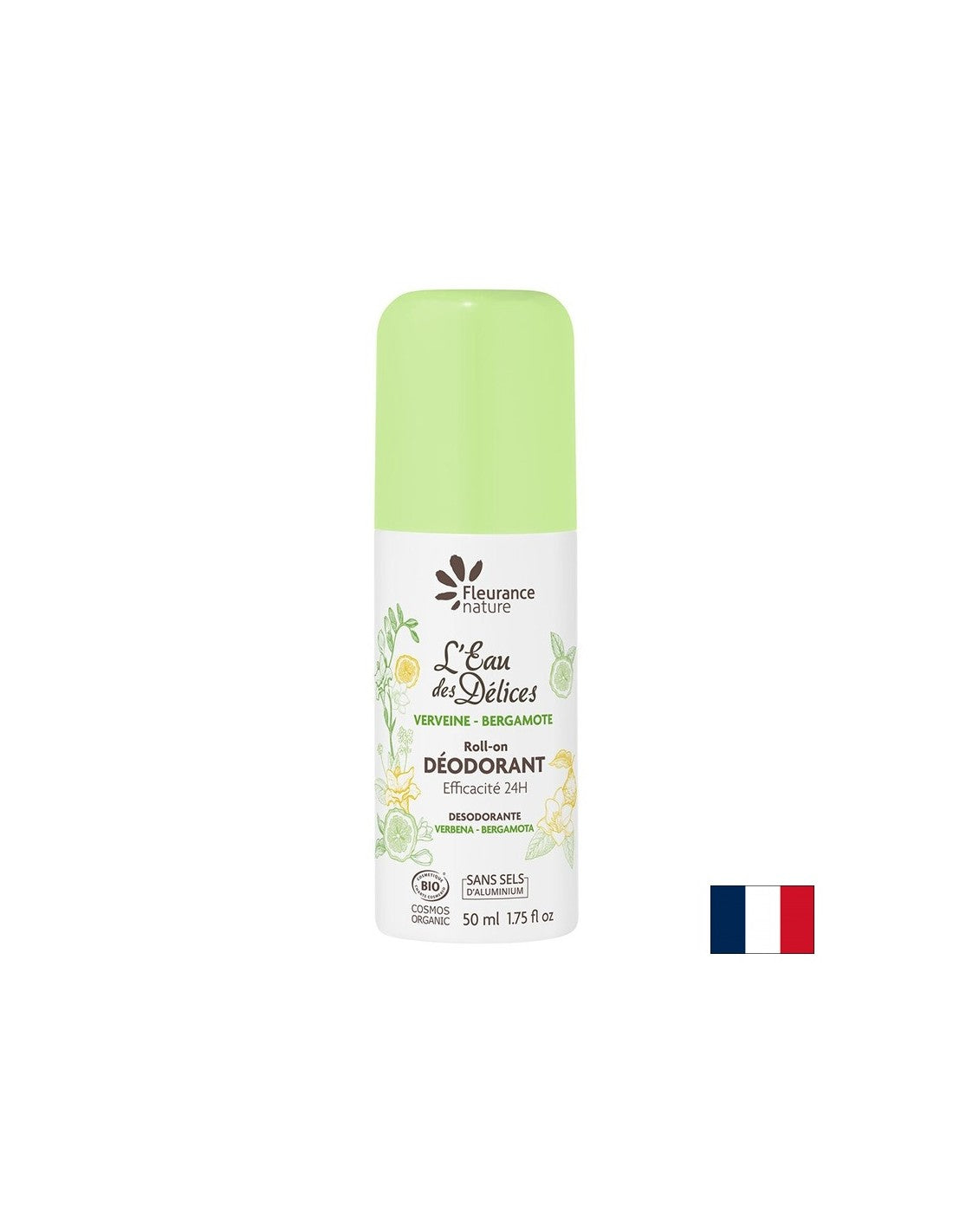 Deodorant Roll-On с Verbena & Bergamot Water, 50 ml Nature