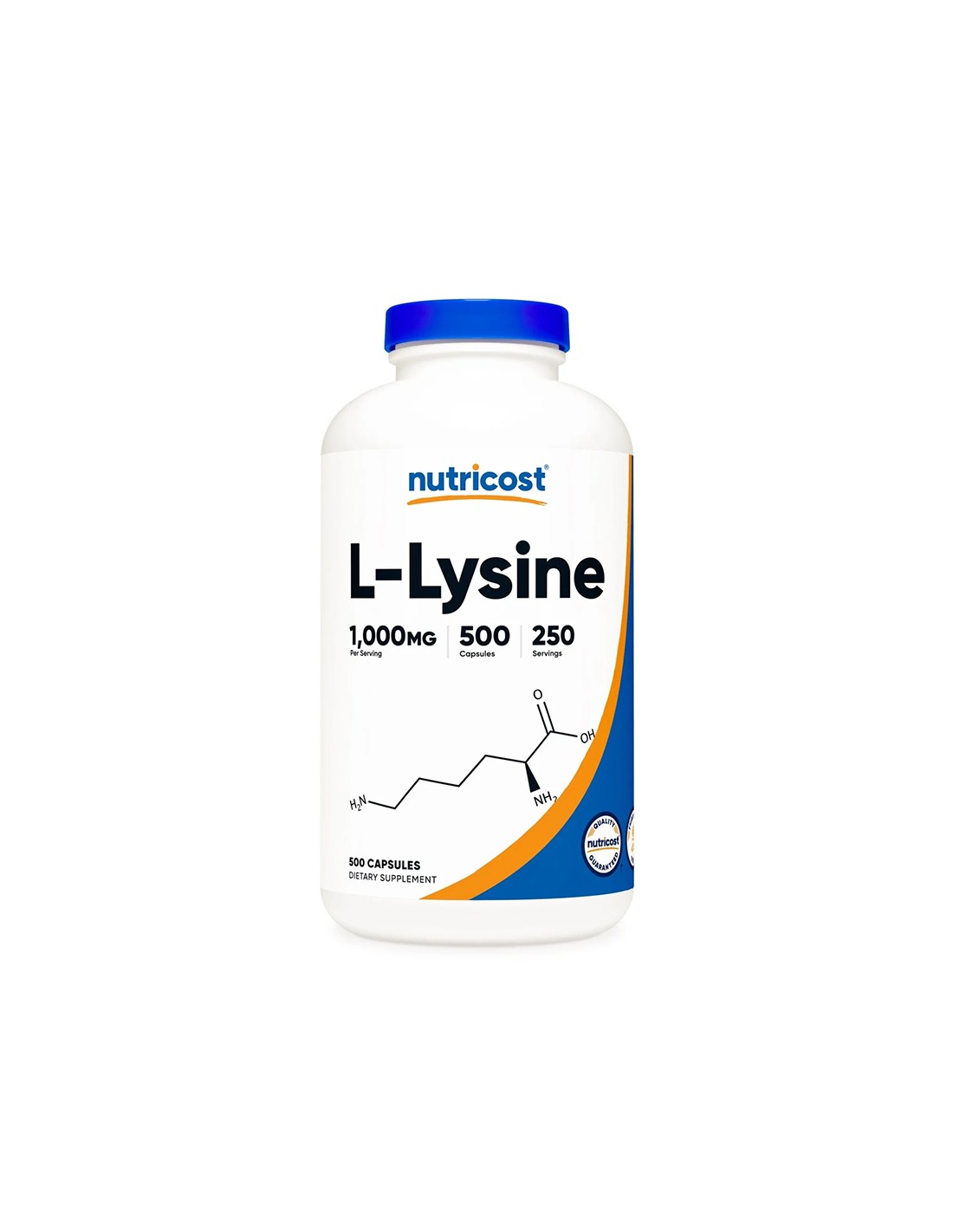 Херпес симплекс, имунно здраве - L -лизин 500 mg, 500 капсули