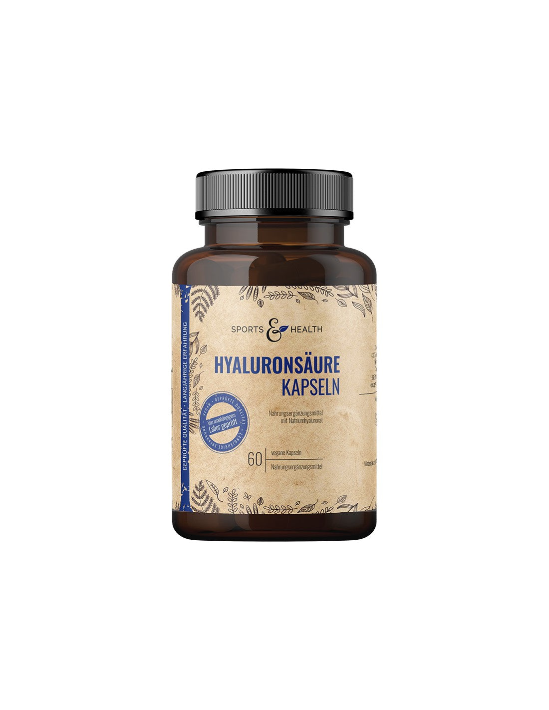 Коса и кожа - Хиалуронова киселина 500 mg, 60 капсули <tc>Sports & Health Solutions</tc>