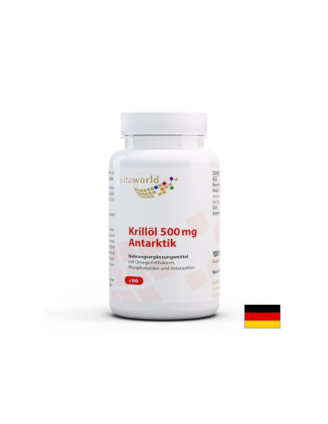 Сърдечно -съдова система - Антарктически Крил, 500 mg x 100 капсули