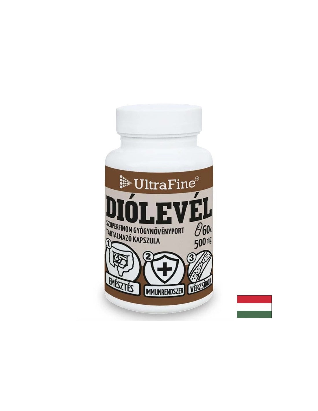 Добро храносмилане и имунитет - орех (лист), 500 mg x 60 капсули