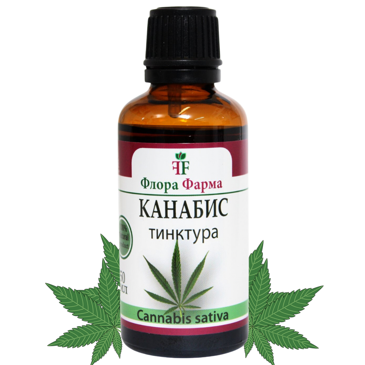 ТИНКТУРА КАНАБИС 500 мг 50 мл FLORA PHARMA - Feel You