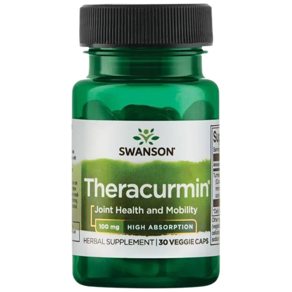 Theracurmin 100mg | Висока абсорбция 30 капсули