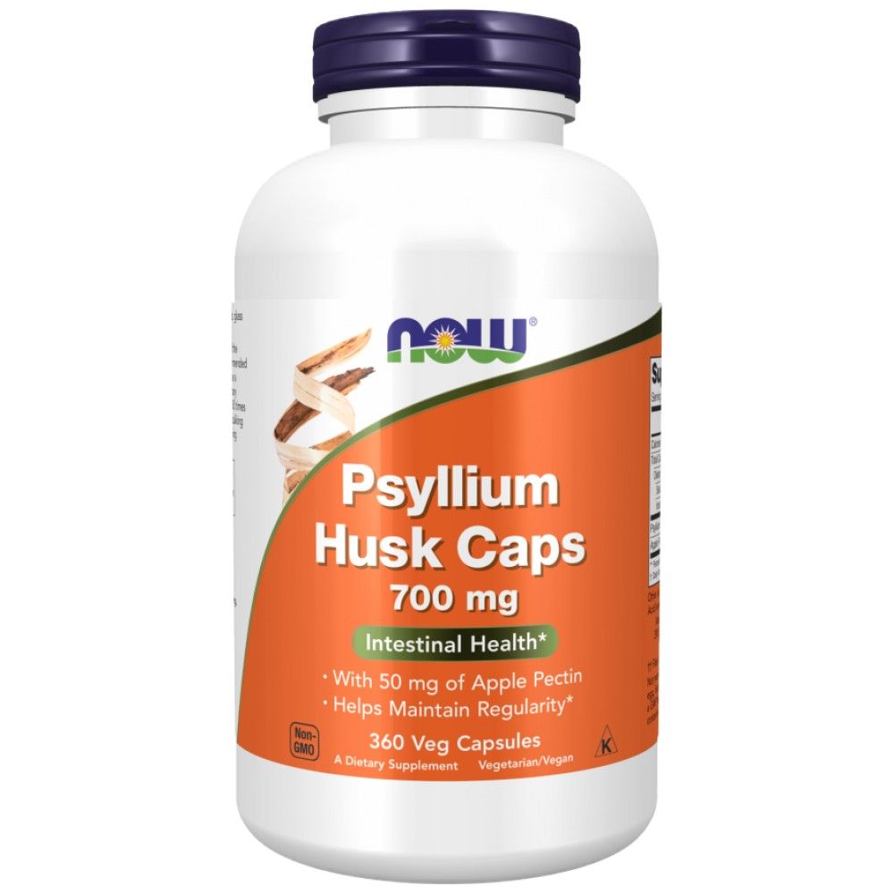 Psyllium Husk 700 mg | С Apple Pectin - 360 капсули