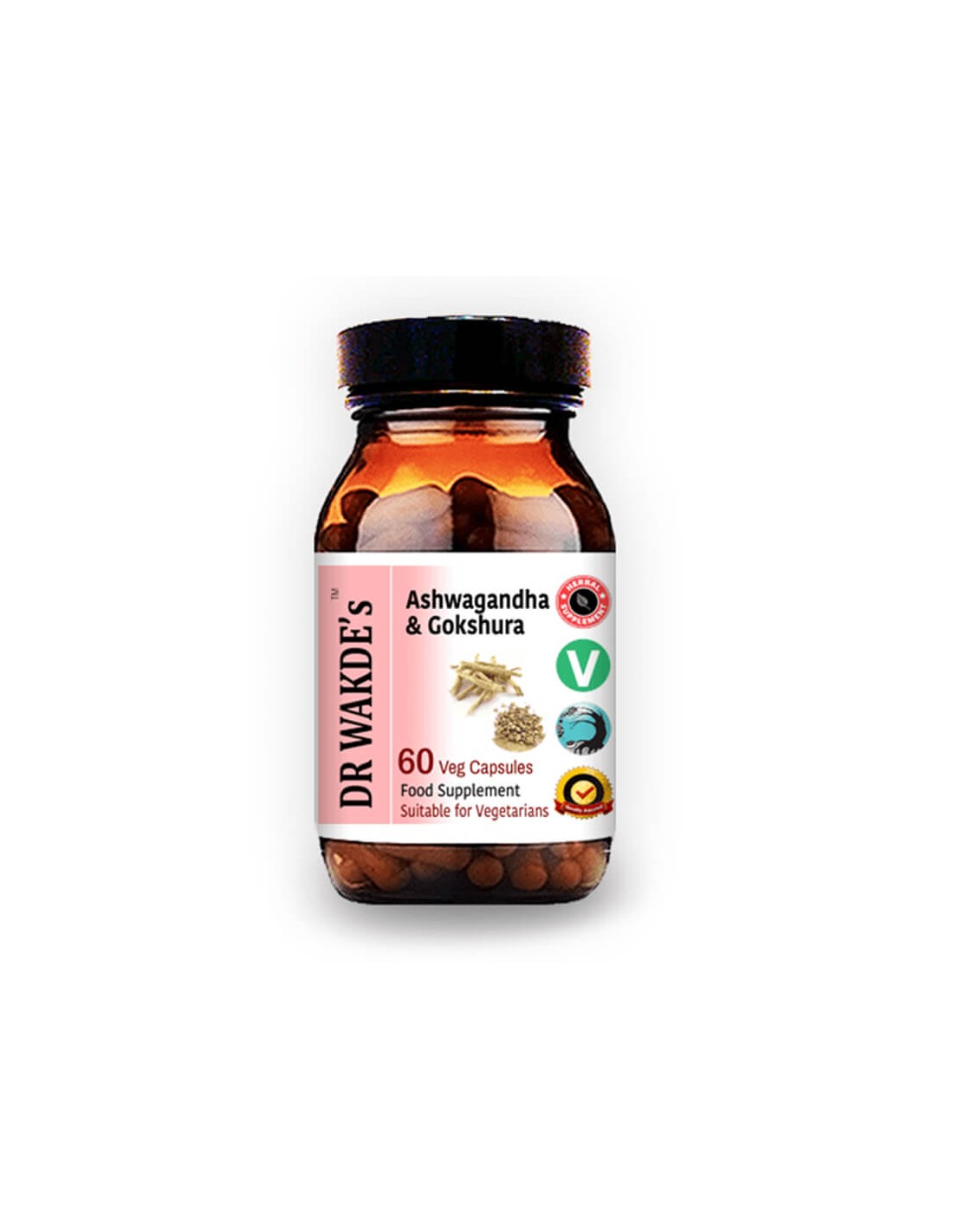 Ashwagandha & Gokshura - Анти -стрес комбинация за възстановяване, 60 капсули