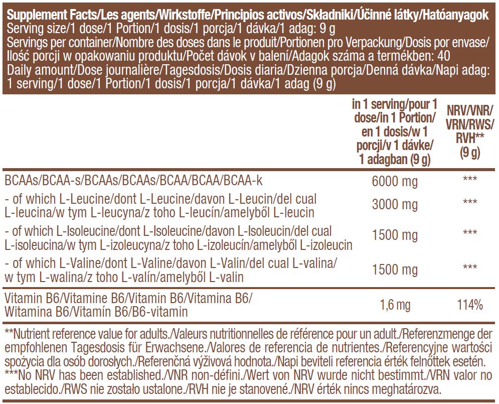 Веган BCAA - 0,360 кг