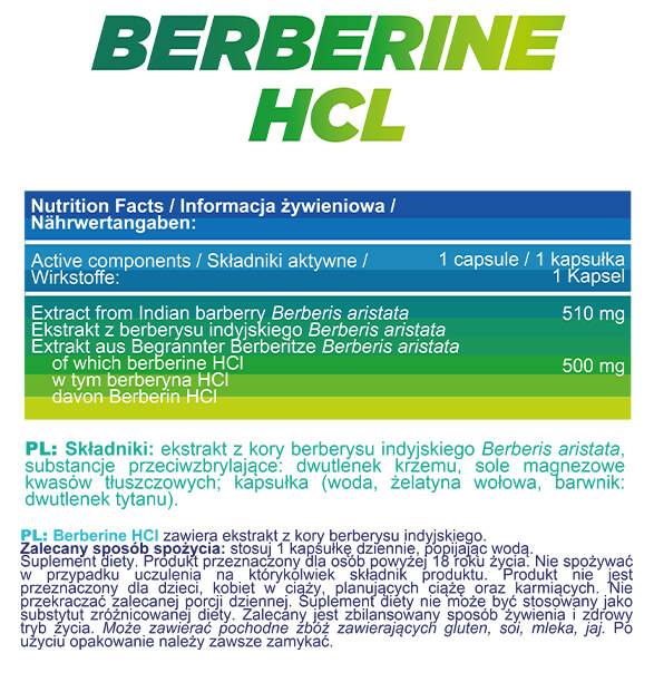 Берберин HCl 510 mg | Екстракт от индийски Barberry - 90 капсули