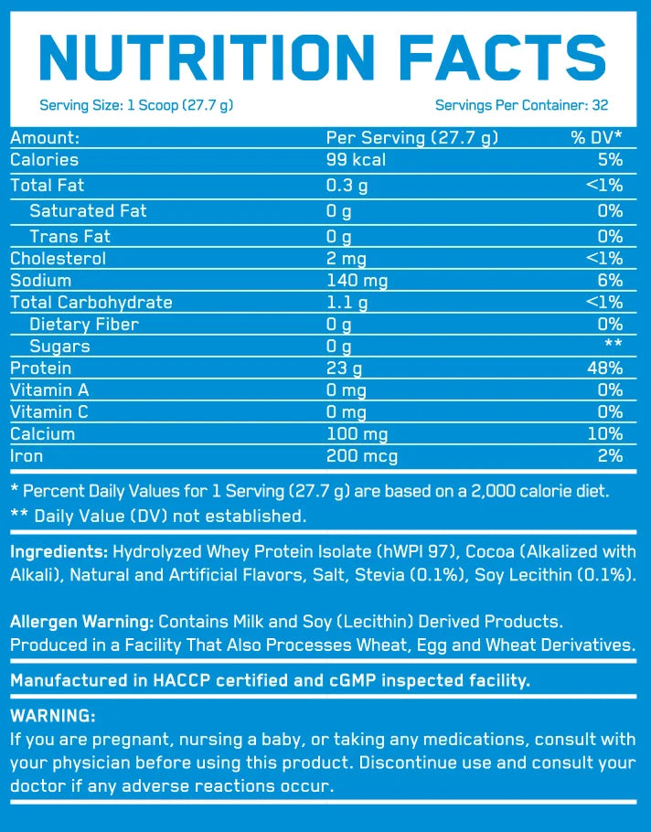ISO BUILD Protein Isolate - 0.908 KG - Feel You
