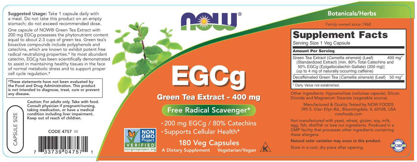 Екстракт от EGCG / зелен чай 400 mg - 90 капсули
