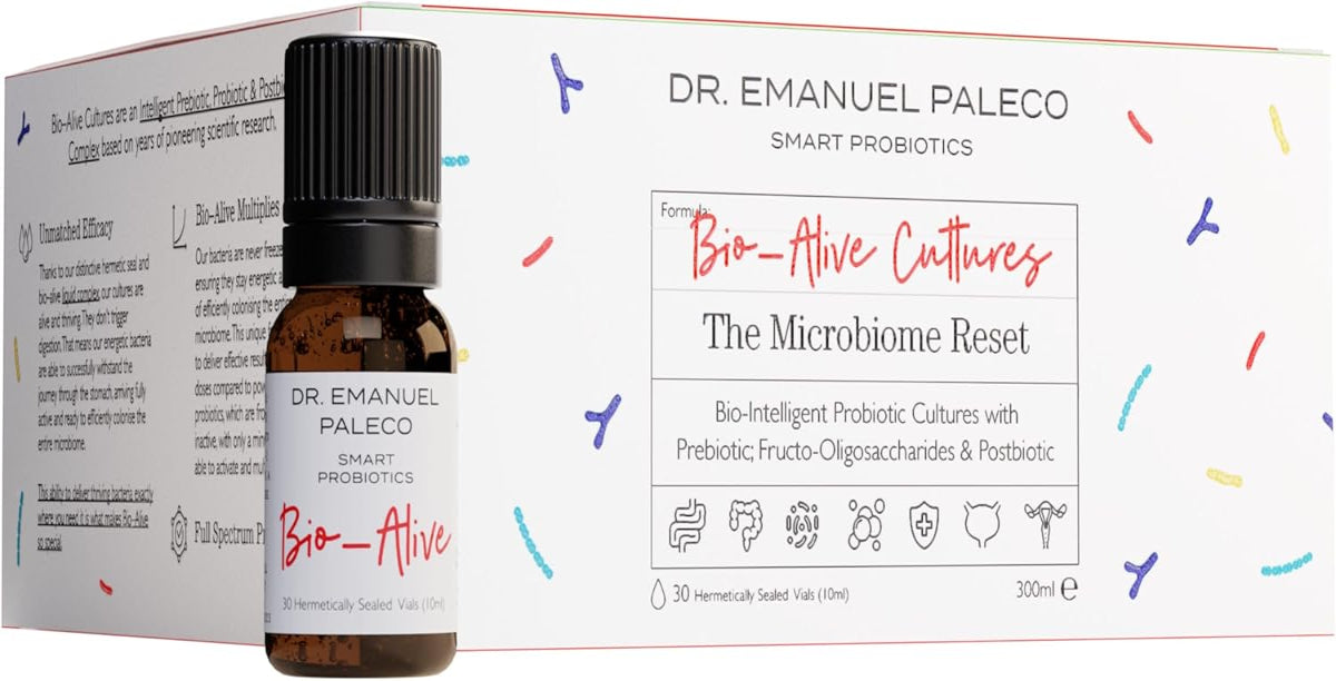 Трибиотик Био–<tc>Alive</tc>® 300 CFU (пробиотик, пребиотик и постбиотик) 30 дози