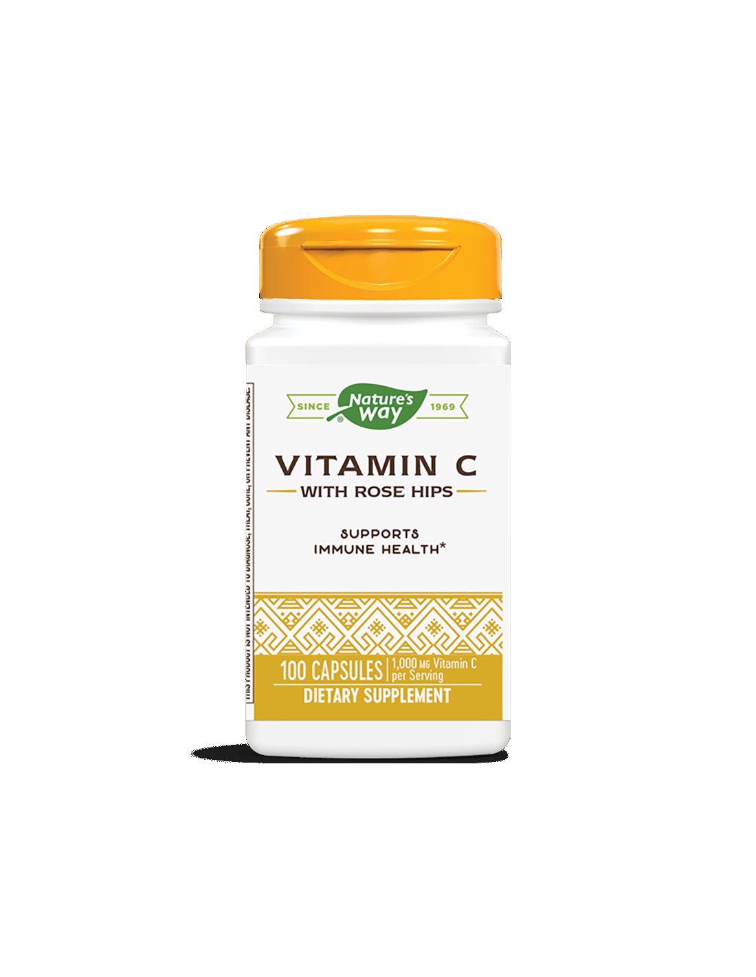Vitamin C with Rose Hips 500 mg - 100 капсули - Feel You