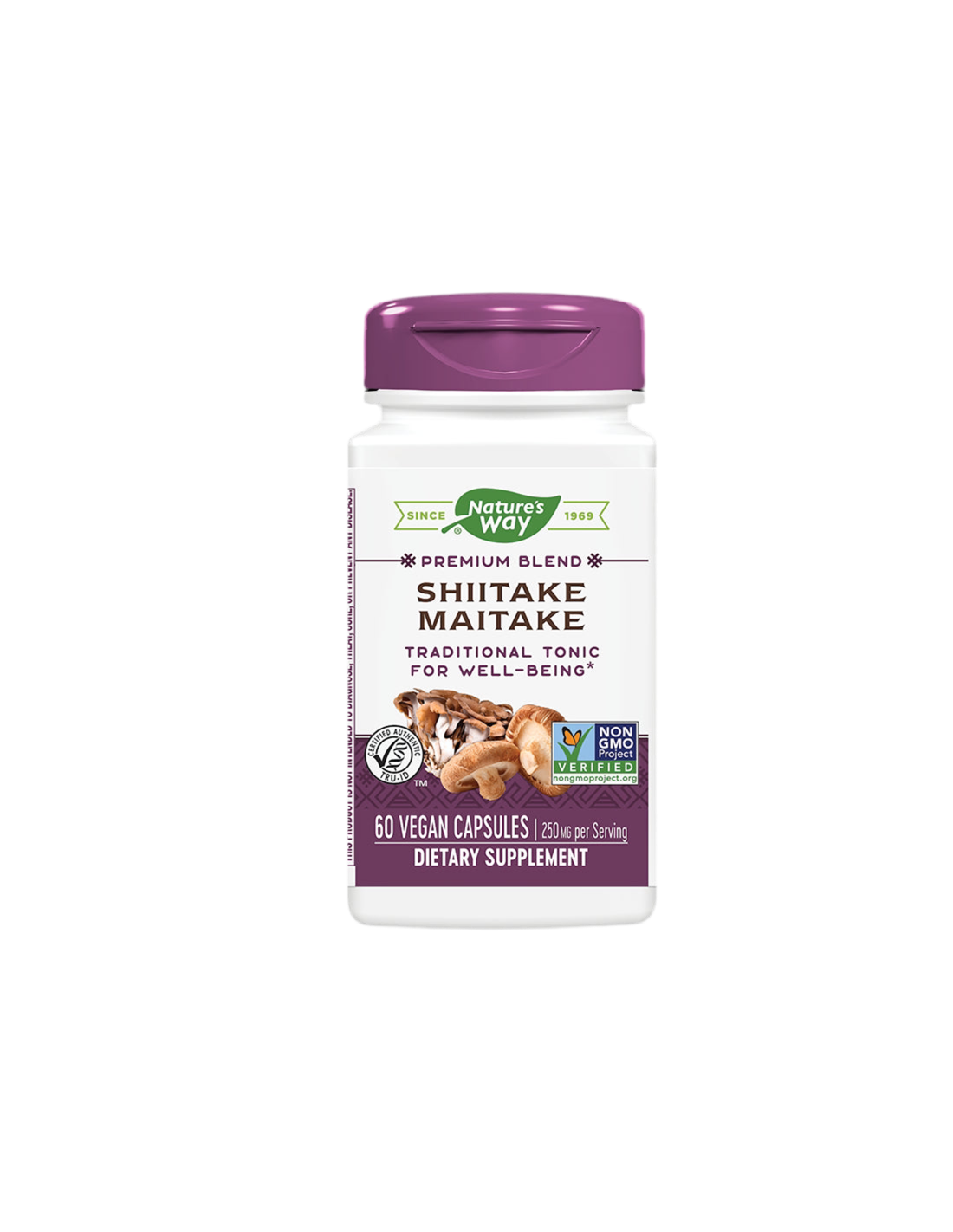 Shiitake & Maitake 250 mg - 60 капсули