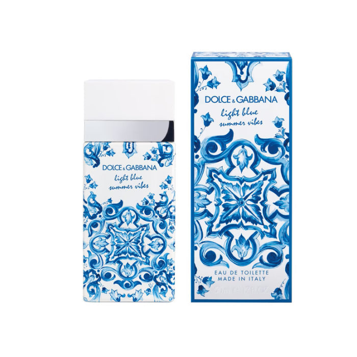 Dolce и Gabbana светлосини летни вибрации eau de тоалетни спрей 50ml
