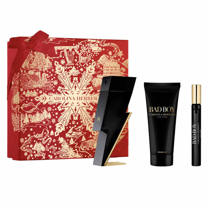 <tc>CAROLINA HERRERA</tc> Bad Boy Тоалетна вода Спрей 100 мл Комплект 3 бр