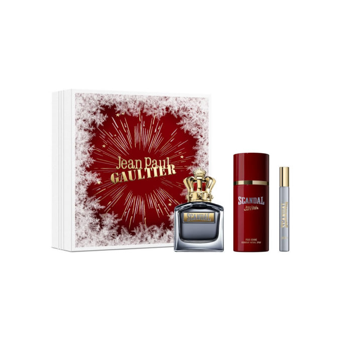 <tc>JEAN PAUL GAULTIER</tc> Scandal Pour Homme Eau De Toilette Spray 100ml Комплект 3 части Коледа 2023 г.