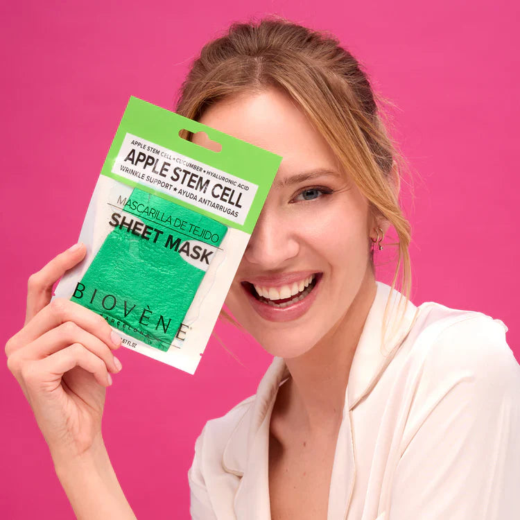 Ябълкови стволови клетки и маска за затягане и охлаждане на краставица 1 чифт