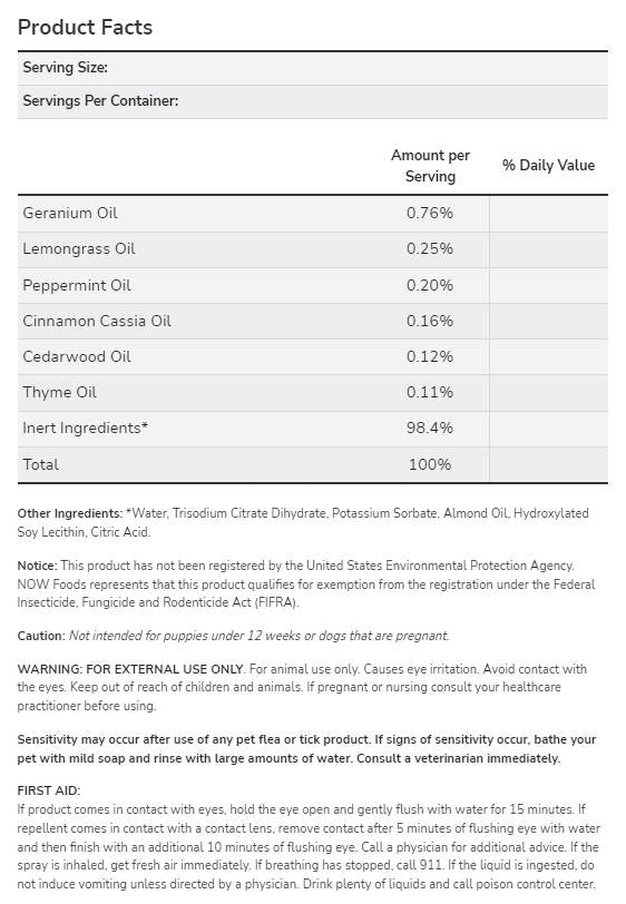 Спрей за бълхи и кърлежи за кучета - 237 ml