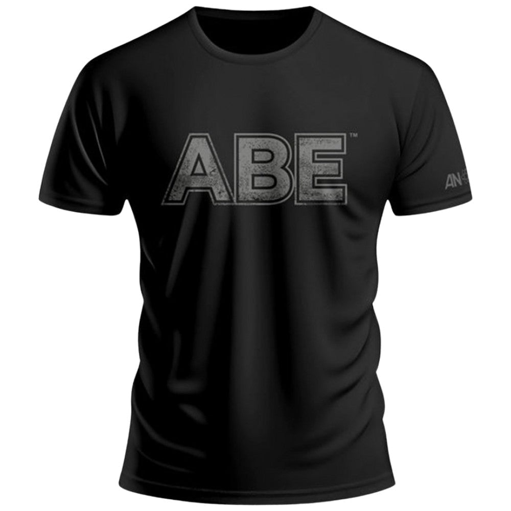 Тениска ABE - черна | Всички черни всичко