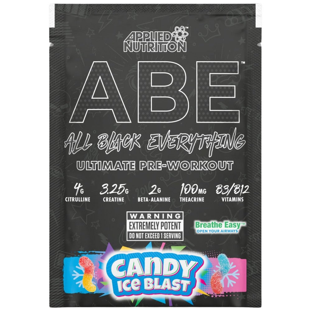 Abe Sample Sachet | Всички черни всичко предварително тренировка - 12,5 грама
