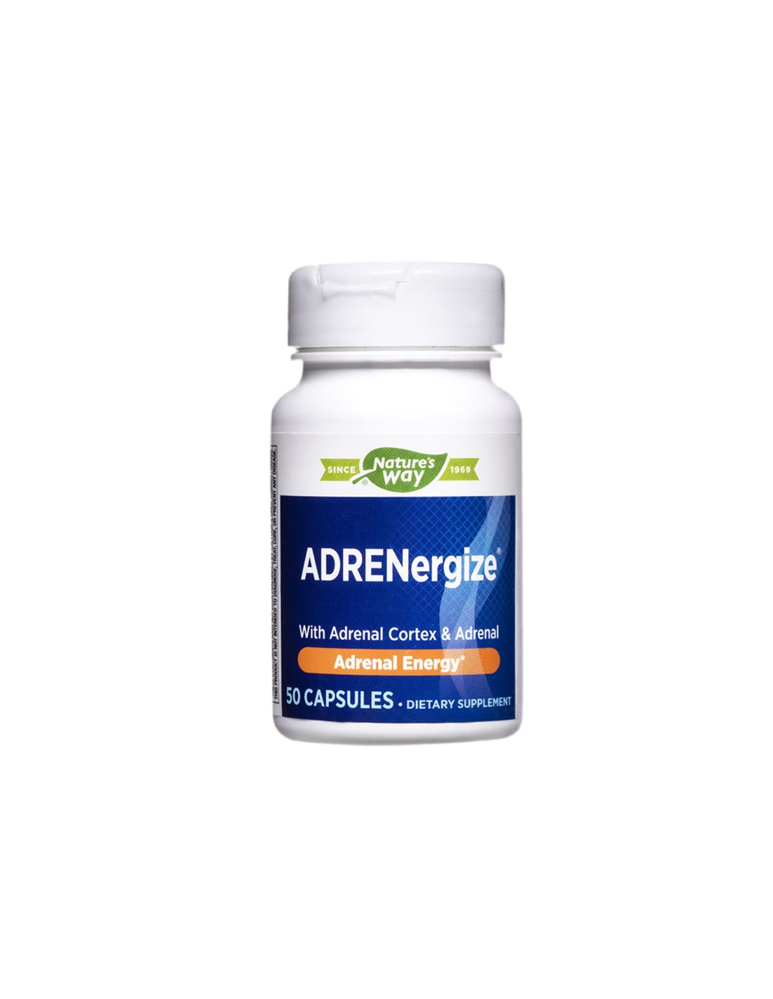 Adrenergize - анти -стрес и надбъбречна поддръжка, 50 капсули Nature Way