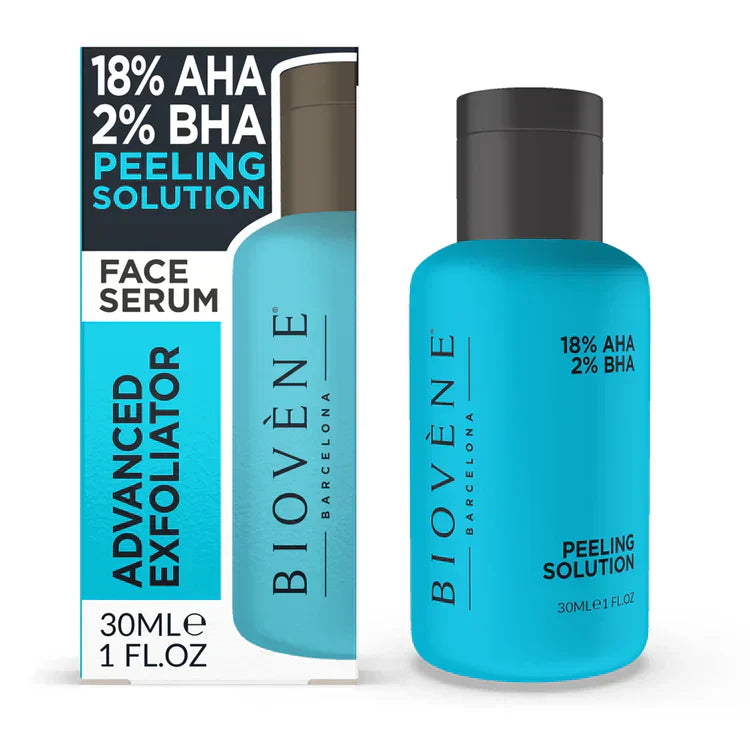 Разтвор на пилинг AHA + BHA за дълбоко почистване и подновяване на кожата 30 ml