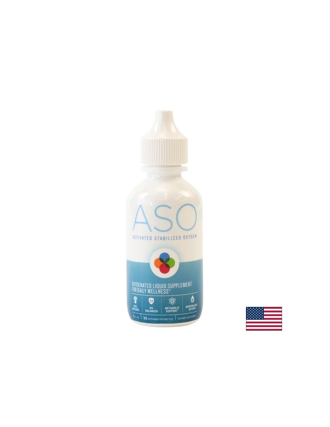 Клетъчно здраве - активиран стабилизиран кислород ASO®, 60 ml капки
