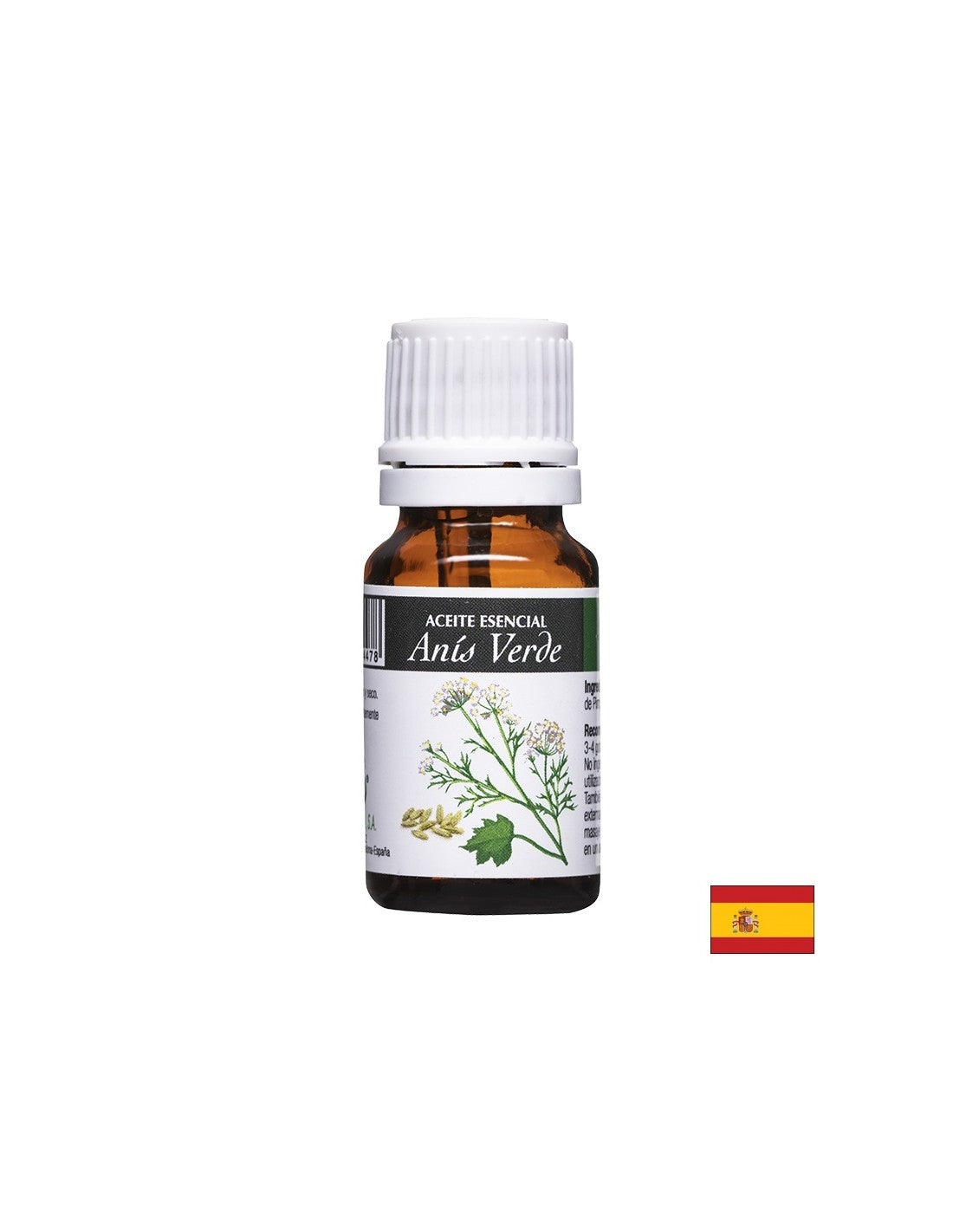 Анасово етерично масло - дихателна и нервна система - ацеитен esencial anis verde, 10 ml