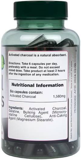 Активиран въглен 260 mg - 240 капсули