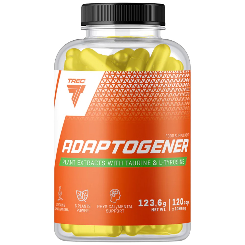 Адаптоген | С Ashwagandha, Rhodiola, L -Tyrosine - 120 капсули