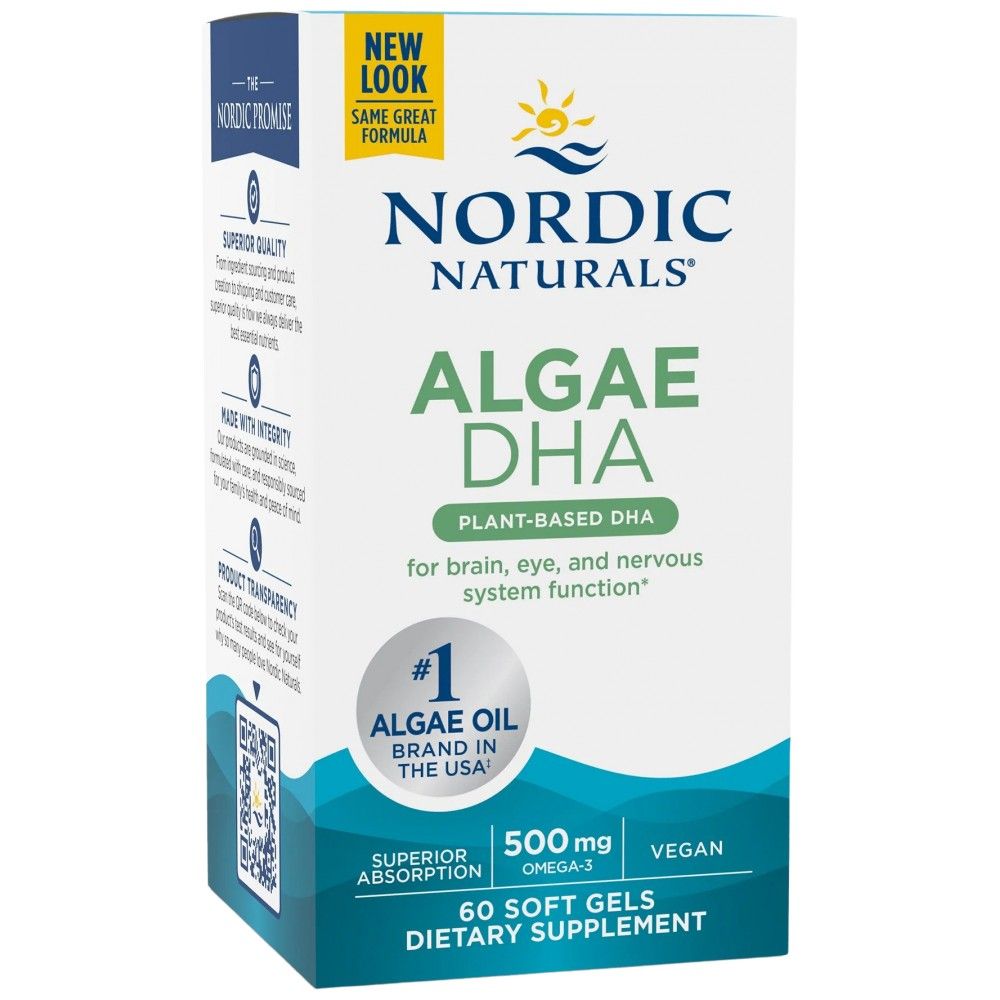 Водорасли DHA 500 mg - 60 гел капсули