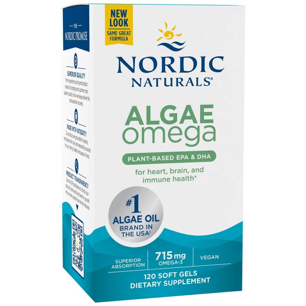 Водорасли Omega 715 mg - 120 гел капсули