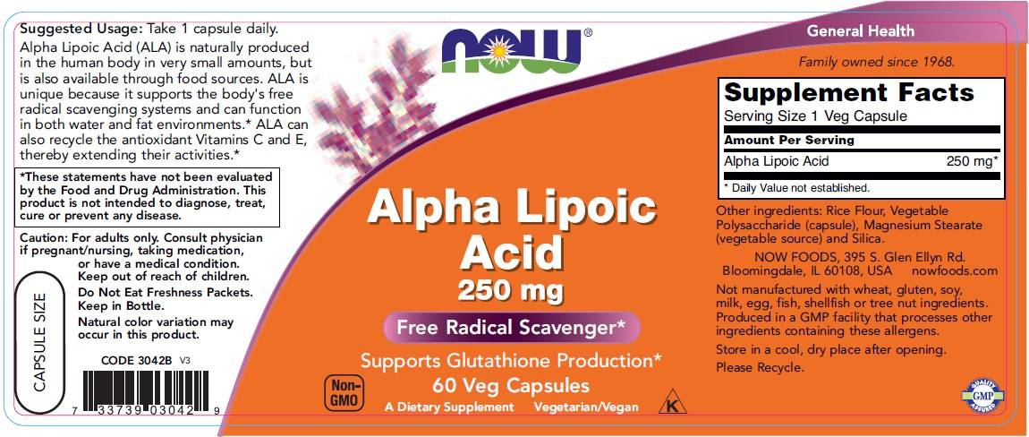 Алфа липоева киселина 250 mg - 60 капсули