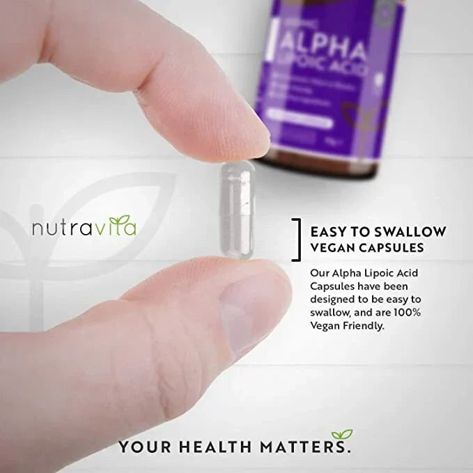 Alpha Lipoic Acid 650mg /120 капсули, 120 дози/ <tc>Nutravita</tc>