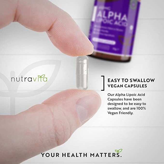 Alpha Lipoic Acid 650mg /120 капсули, 120 дози/ <tc>Nutravita</tc>