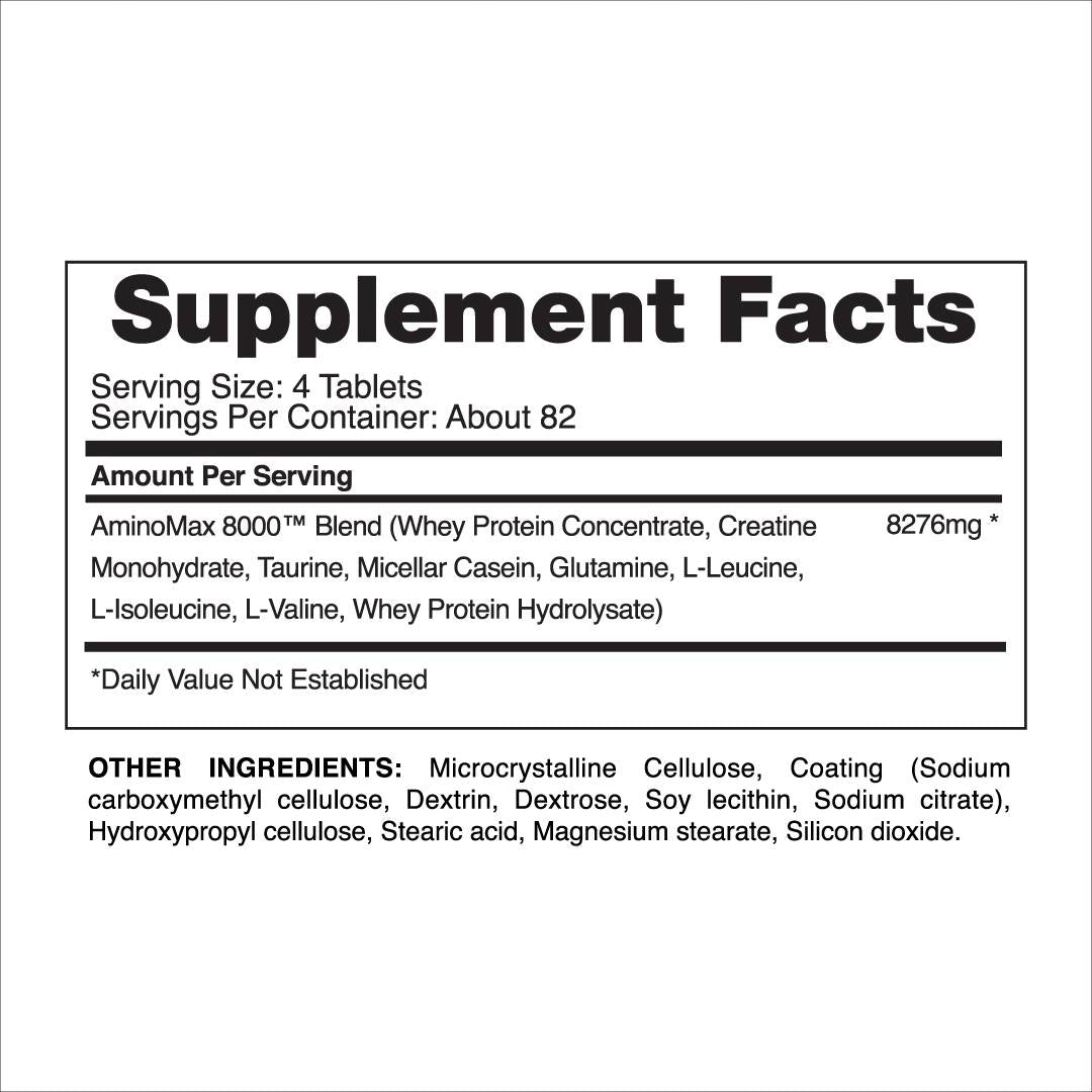 Aminomax 8000 - 325 таблетки