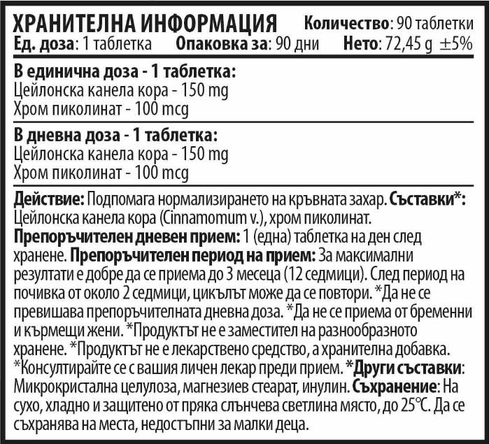 Апетитен баланс - 90 таблетки